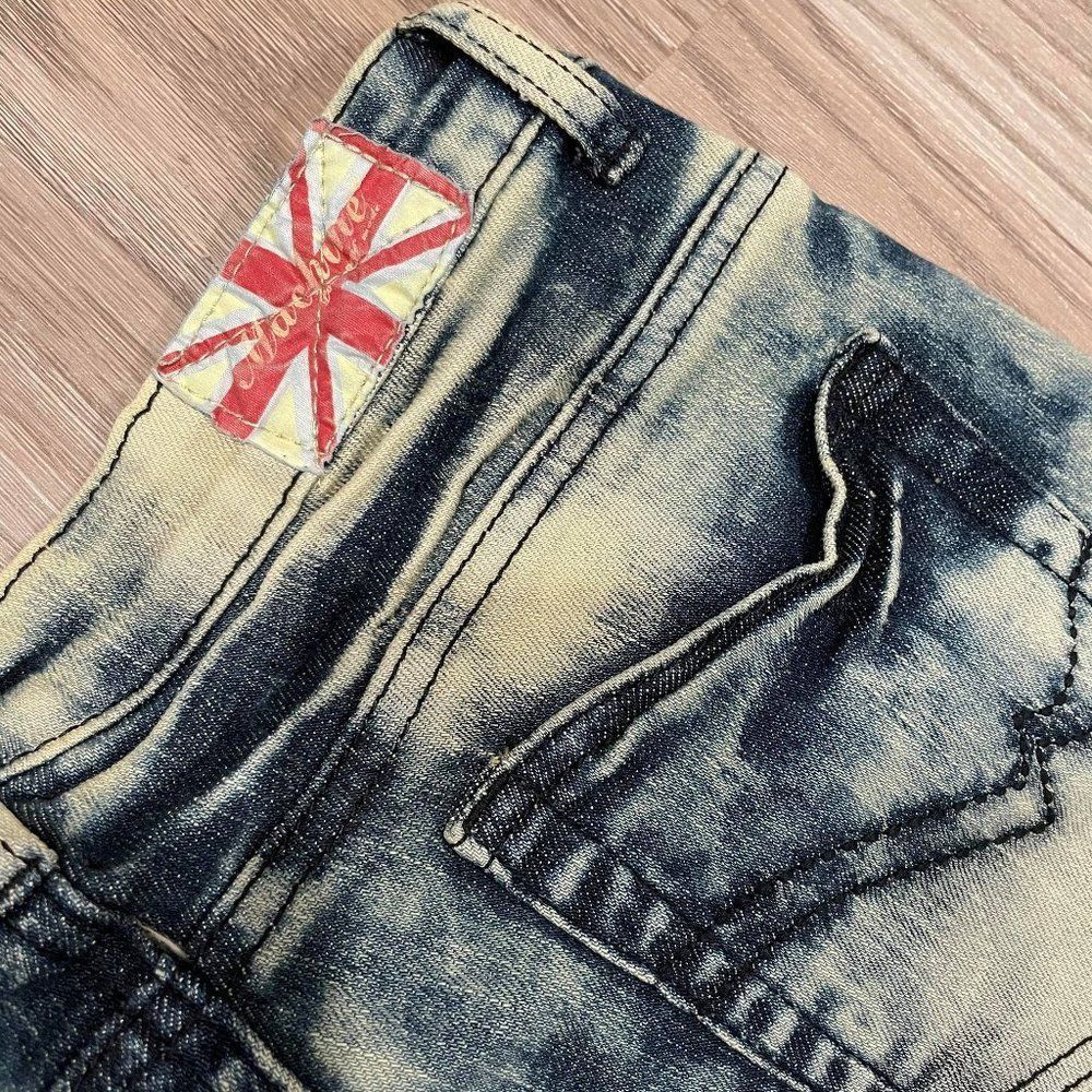Machine Acid Wash Jeans - Picture 5 of 9